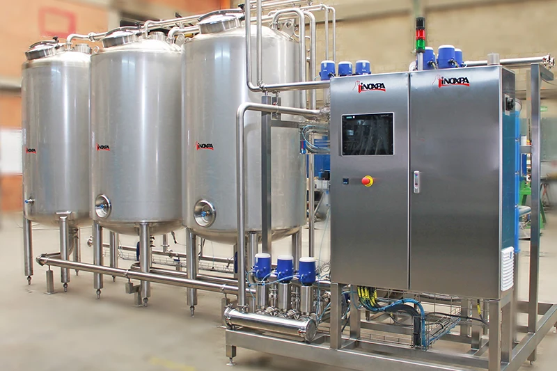 Автоматическая система безразборной очистки (CIP) для мойки УВТ-линий